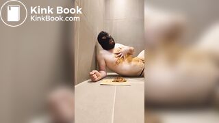 Chastity scat eating and puking