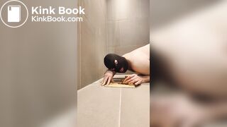 Chastity scat eating and puking