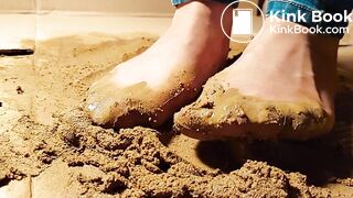 Asian jeans Pantyhose slow Motion 1