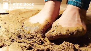 Asian jeans Pantyhose slow Motion 1