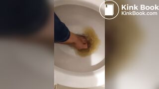 Asian Wash her shitty Pantyhose