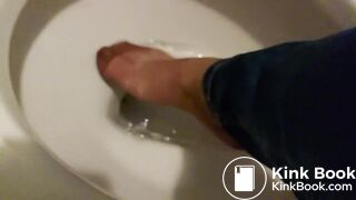 pantyhose wash shit in slow motion