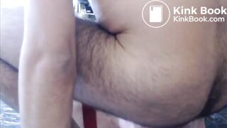 shit eater with his feeder