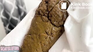 Trans Girl with Hairy Balls Forcing Shit