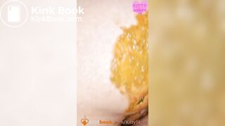 Public crowded train shit