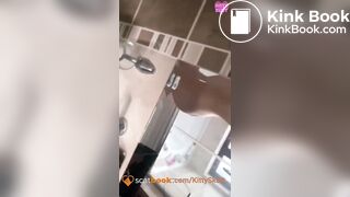 Huge nasty shit in fancy hotel toilet
