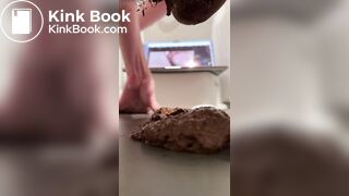 Scat play and cumshot