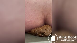 Scat play and cumshot