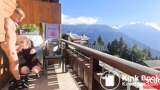 Public Flashing Gardener Gets BDSM Surprise