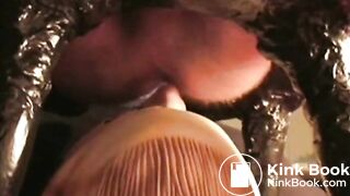 Verbal humiliation and shitting on faggot's face