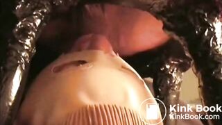 Verbal humiliation and shitting on faggot's face