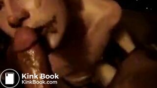 Sucking dirty cock