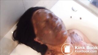 Hardcore slapin on shitwhore