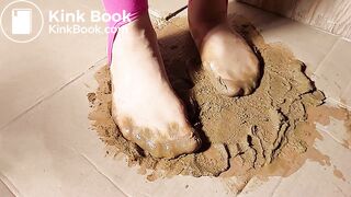 Stupid Asian Gunky Box Nylons Stuck slowMotion