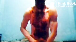 scat smearing, eating and stroking