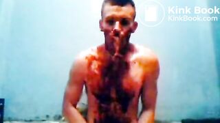 scat smearing, eating and stroking