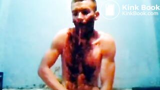 scat smearing, eating and stroking