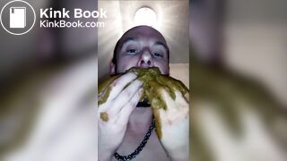 andy playing with and eating shit