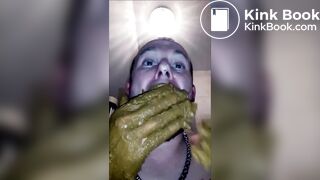 andy playing with and eating shit