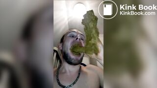 andy playing with and eating shit