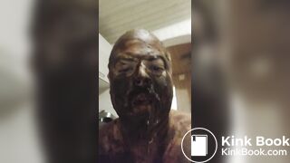 Shit smearing all over me