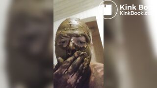 Shit smearing all over me