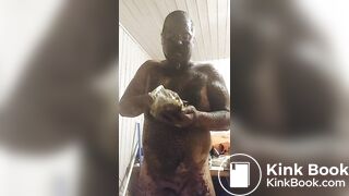 Shit smearing all over