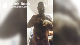 Shit smearing all over