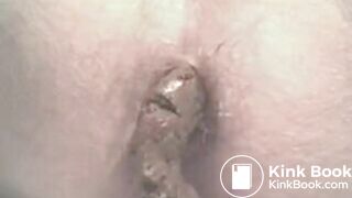 5: Fucking ass full of shit with a dildo