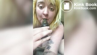 Cleaning my buttplug off for Sir