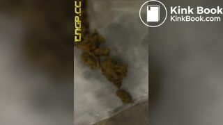 Blue Haird Beauty Takes A Wet Shit