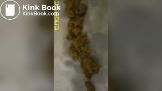 Blue Haird Beauty Takes A Wet Shit