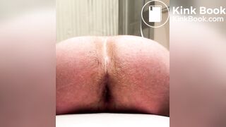Shitting on the toilet seat