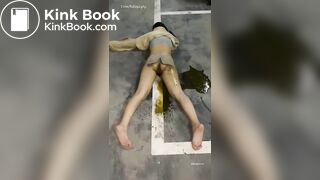 Spewing her bowels out