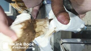 Diaper mess - changing out of a messy diaper