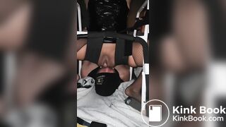 perfect mistress shitting in his mouth