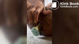 Hammering my dirty ass with a dikdo