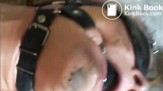 Wife Rolling on a Filthy Floor, Her Body Covered w