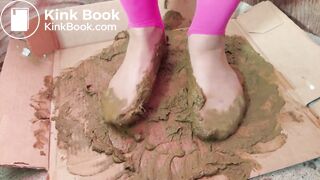 Filthy tan pantyhose dog shit MILF 2