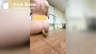Horny Student Shits After Class