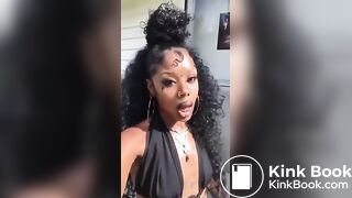 Ebony Scat Hoe Shits In Her Backyard