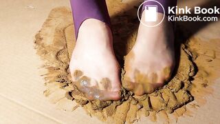 very hot asian pantyhose feet dog gunky