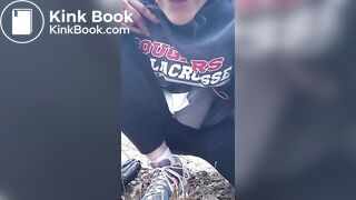 Horny Cougar Takes A Shit And Talks Dirty