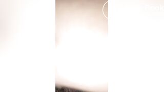 stuffing my pussy with shit on the toilet