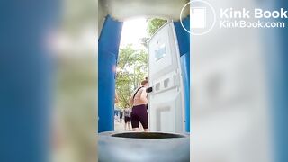 Loose Wet Shit In Porta Potty