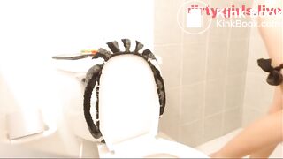 Young latina licking shit and vomit