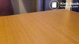 shit on table