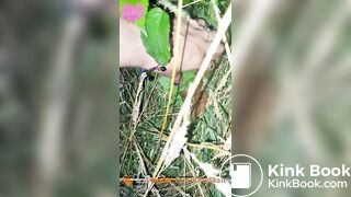 Public outdoor festival shit