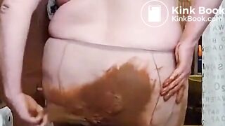 Bbw smears poo