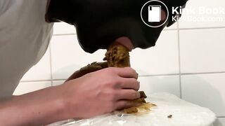 dirty dildo suck and eat